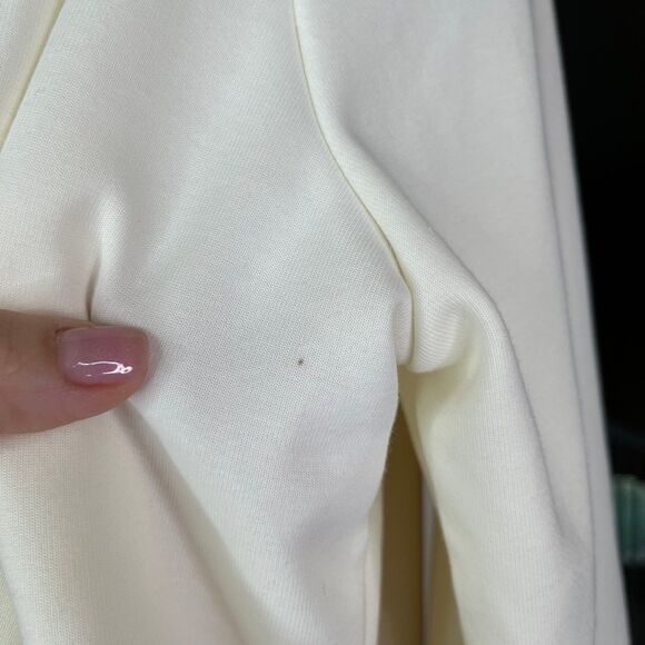 NWT Ny Collection Women’s Blazer 3/4 Sleeve Off White Size Large #641 - Picture 12 of 12